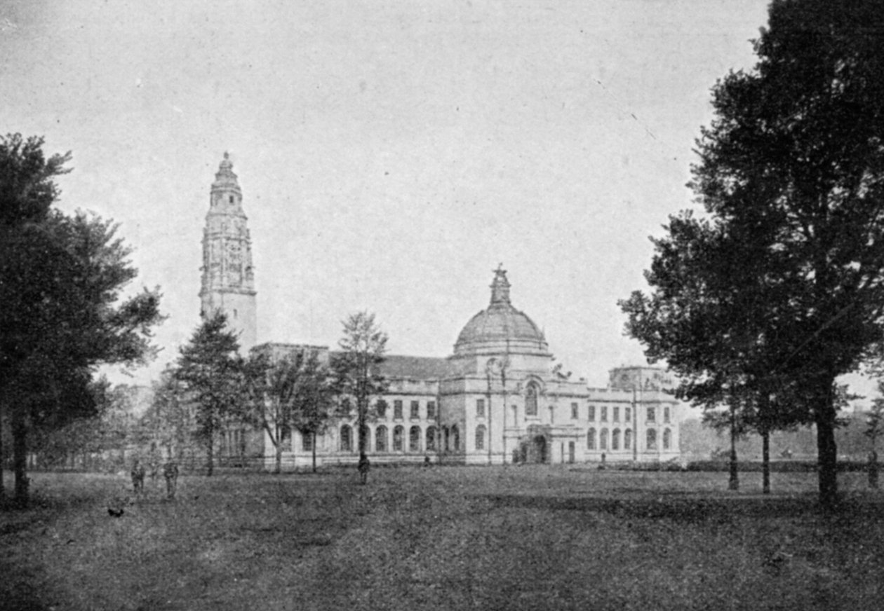 The New Law Courts, Cardiff, megjelent a The Graphicban 1906. október 27-én alkotó: English Photographer