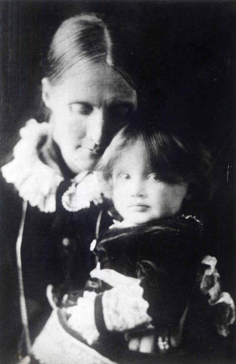 Virginia Woolf édesanyjával, Juliával, 1884 alkotó: English Photographer