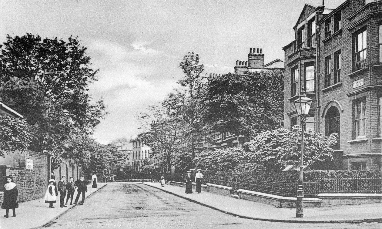Willow Bridge Road, Canonbury, Islington, 1905 körül alkotó: English Photographer
