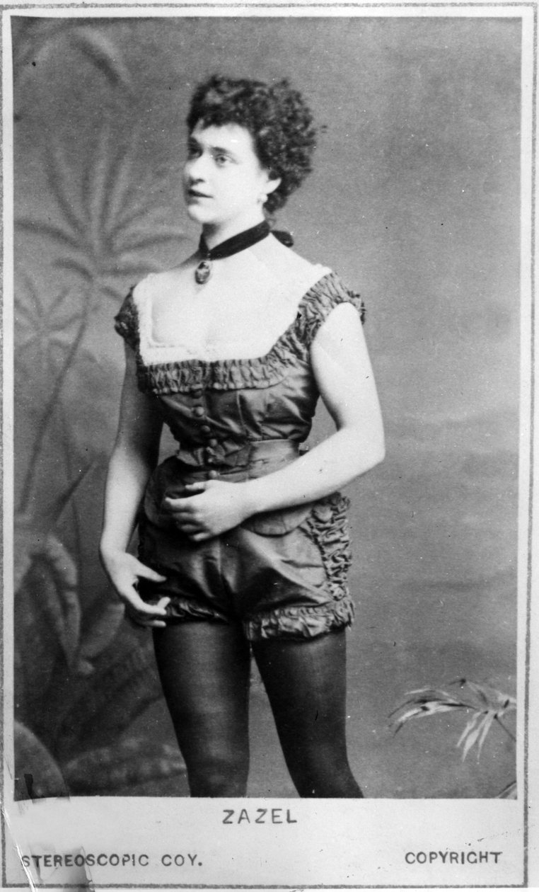Zazel, 1877 körül (albumnyomat) alkotó: English Photographer