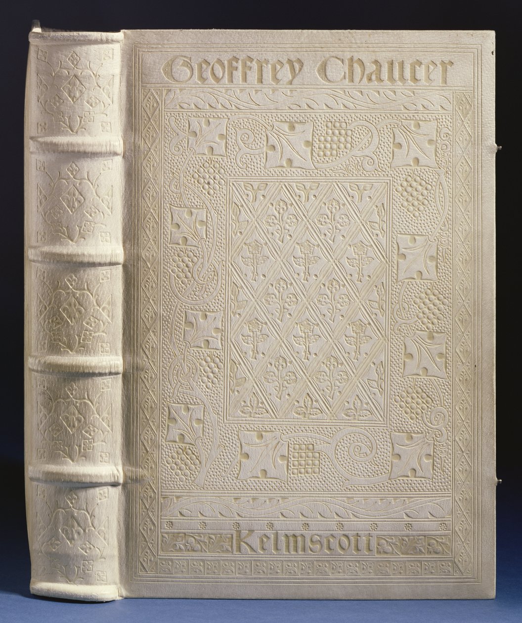 21.M.1 Doves Bindery kötése a Kelmscott Chaucer számára, 1896 (disznóbőr) alkotó: English School