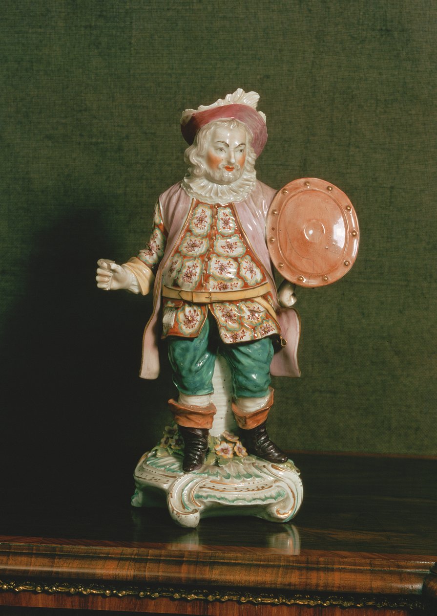 Falstaff Derby figurája (porcelán) alkotó: English School