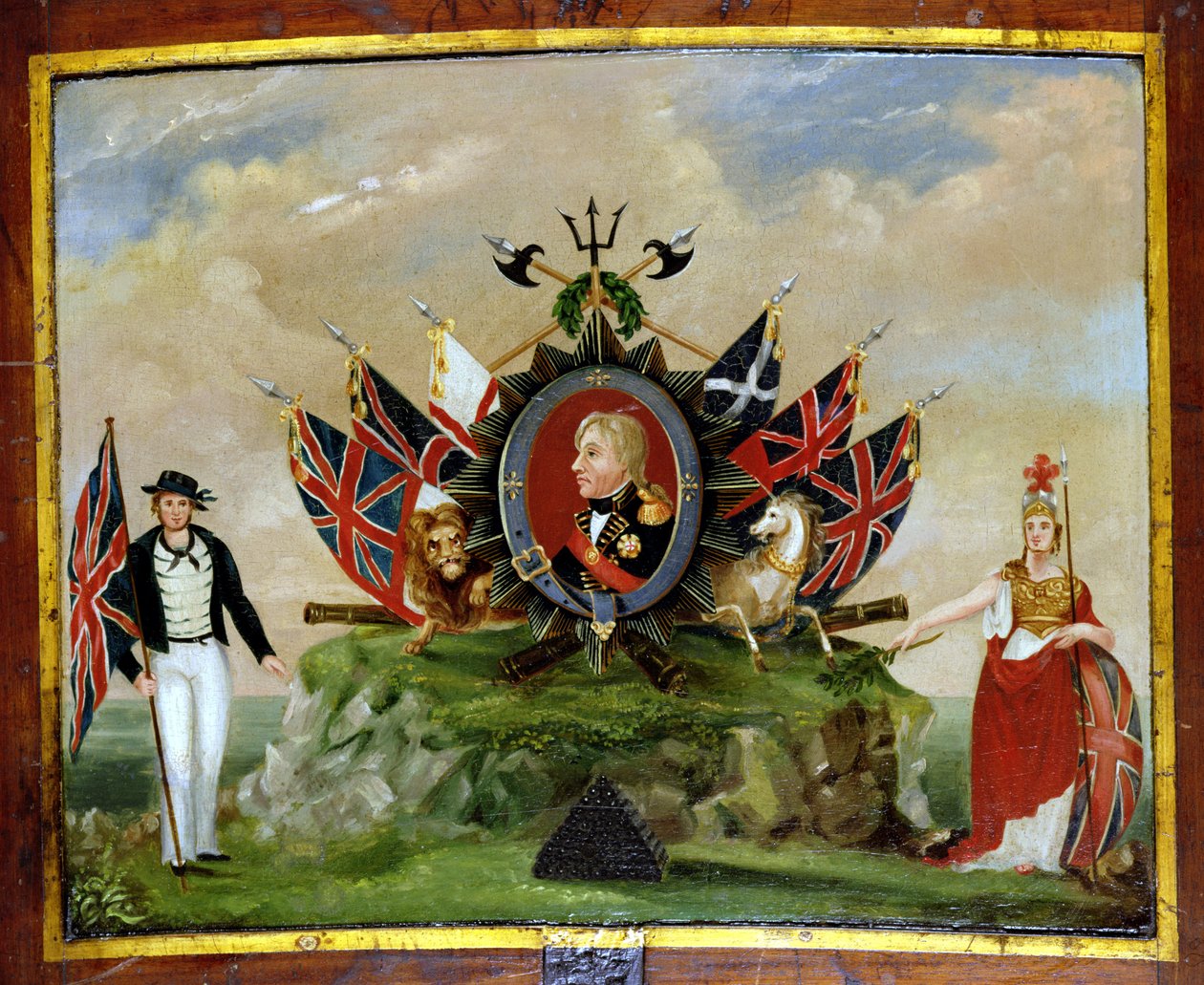 A Tribute to Nelson (1758-1805) 1820 körül alkotó: English School