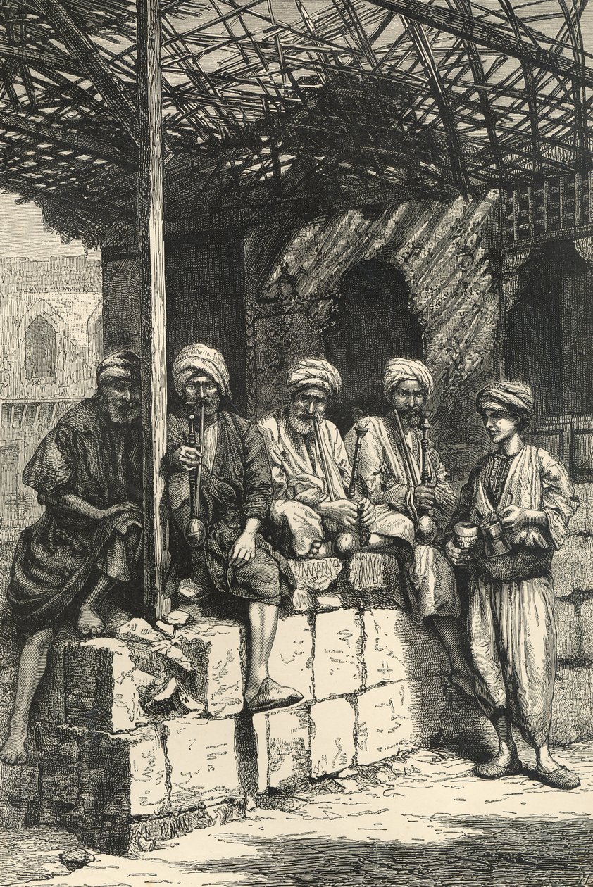 Egy török kávéház alkotó: English School