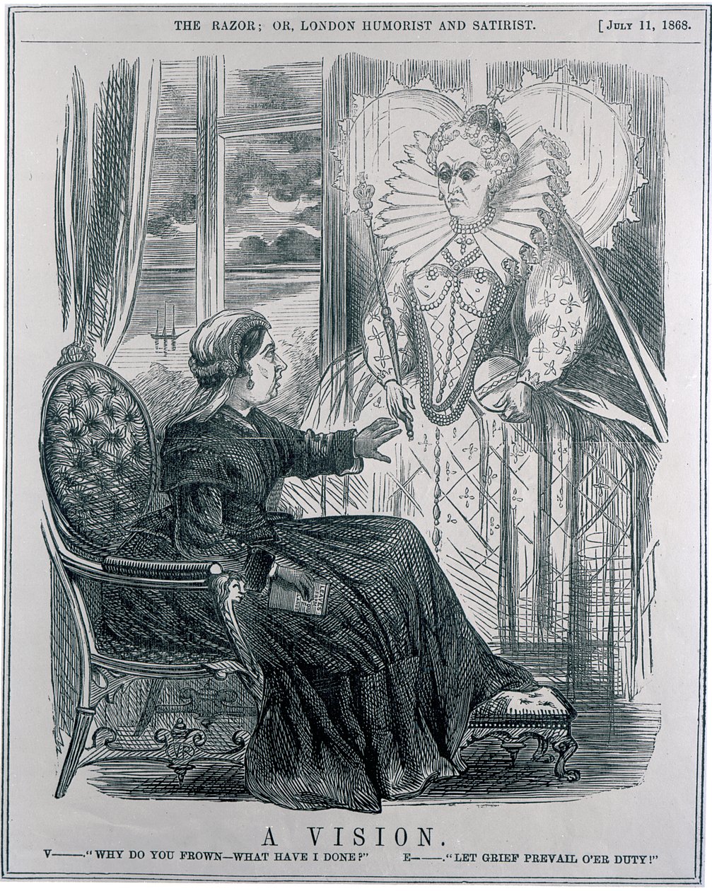 Egy látomás, 1868 alkotó: English School