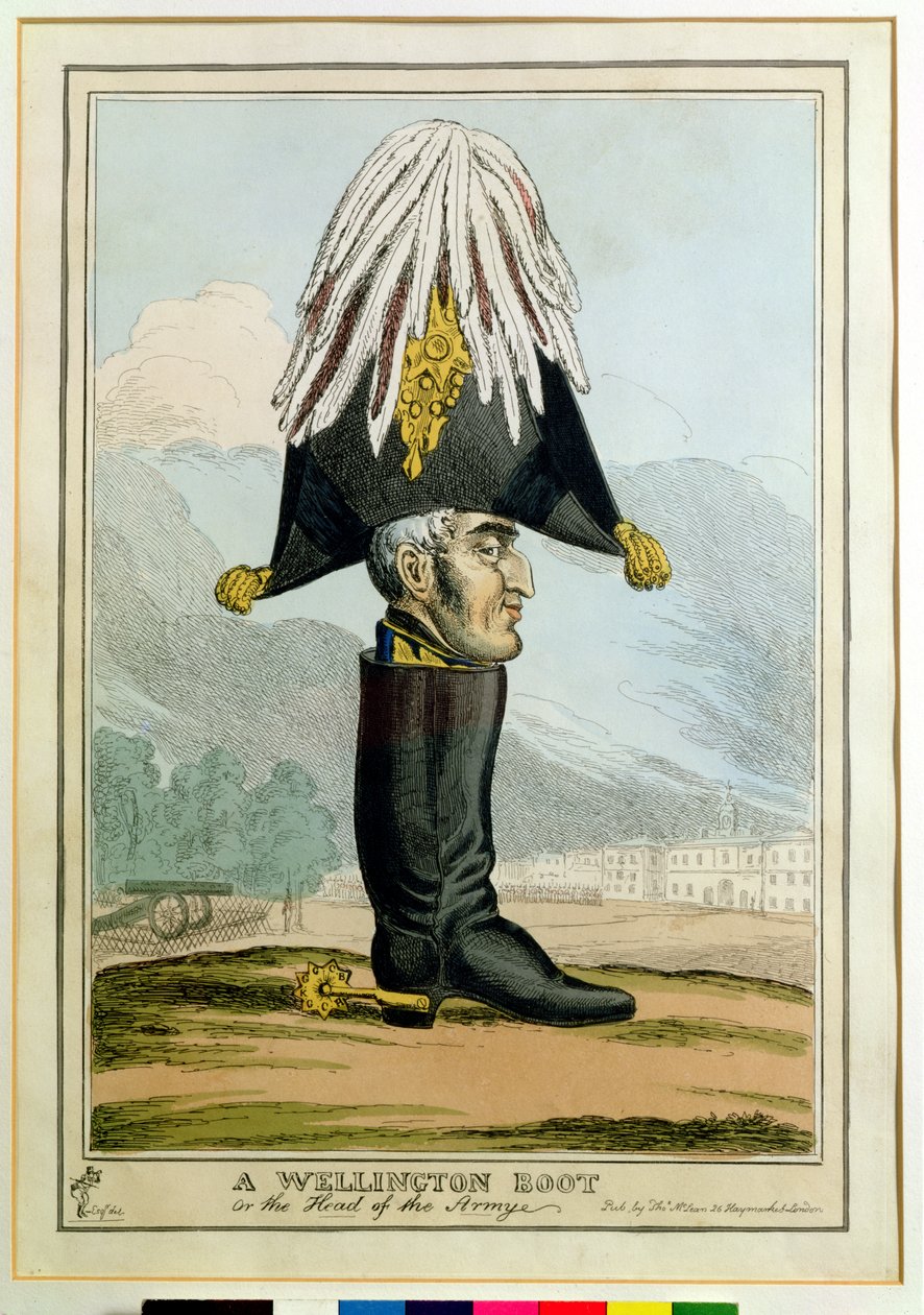 Wellington Boot – vagy a hadsereg vezetője, alkotó: English School