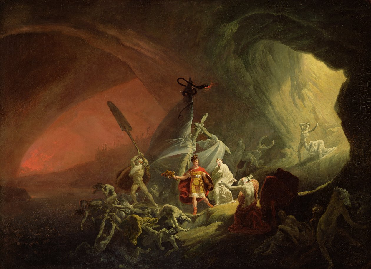 Aeneas és a Szibilla, 1800 körül alkotó: English School