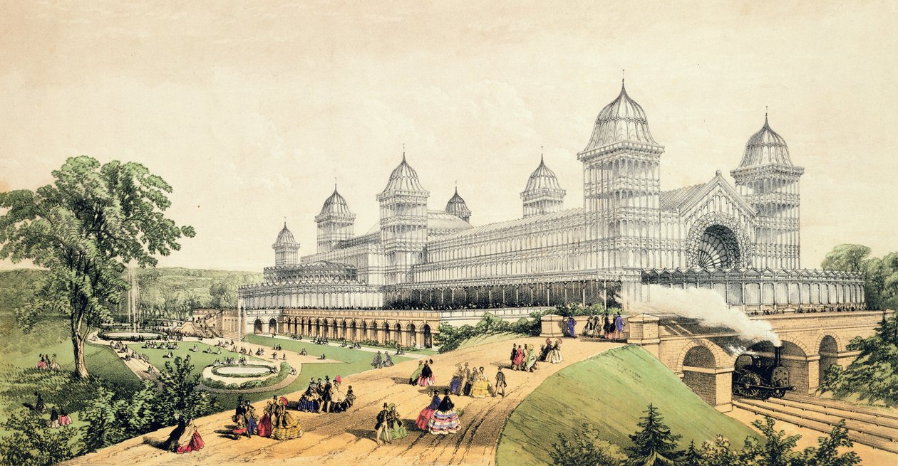 Alexandra Palace, kiadó: J.King und Son, 1873 alkotó: English School
