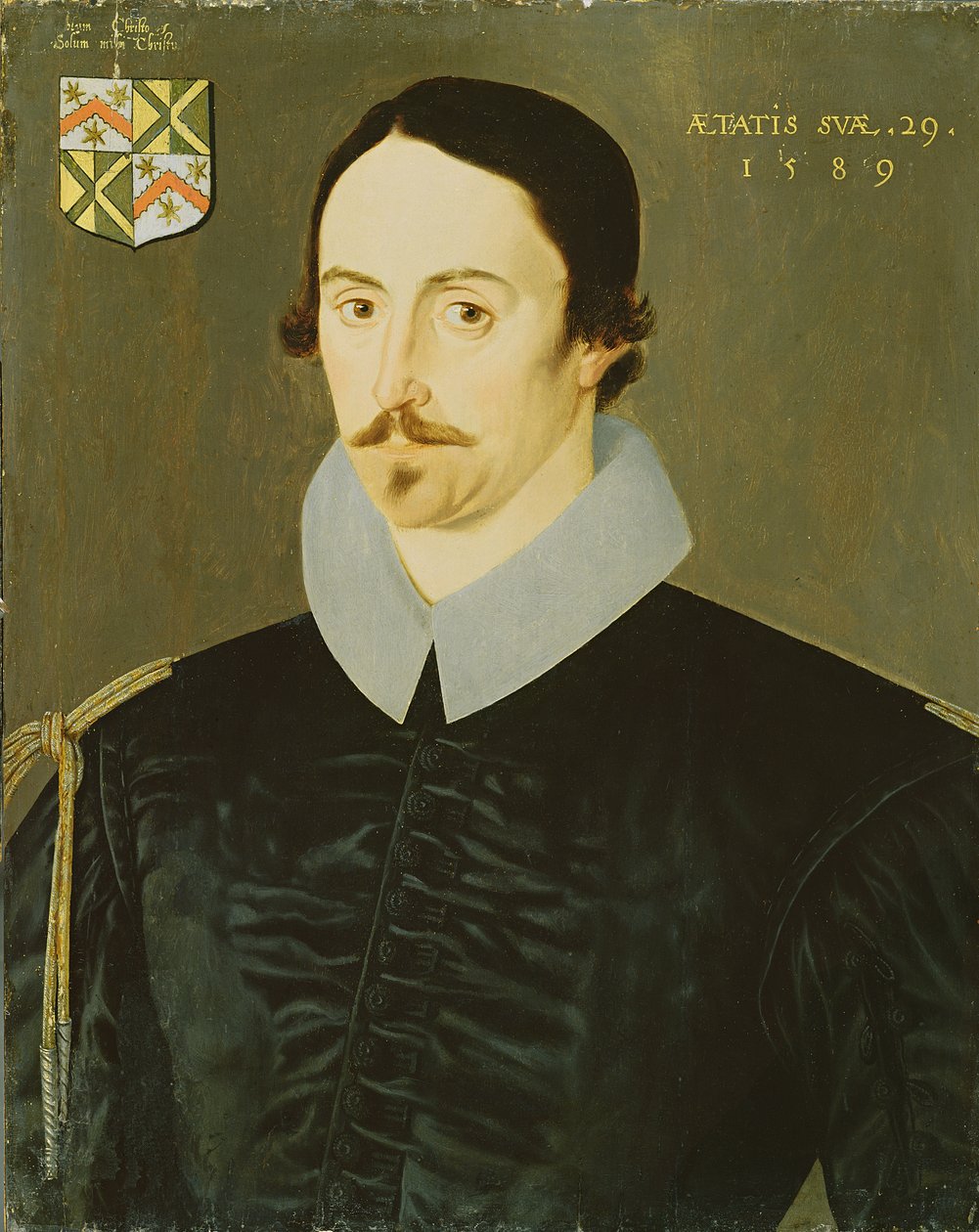 Egy ismeretlen férfi, 29 éves, valószínűleg a Kempe család tagja, 1589 alkotó: English School