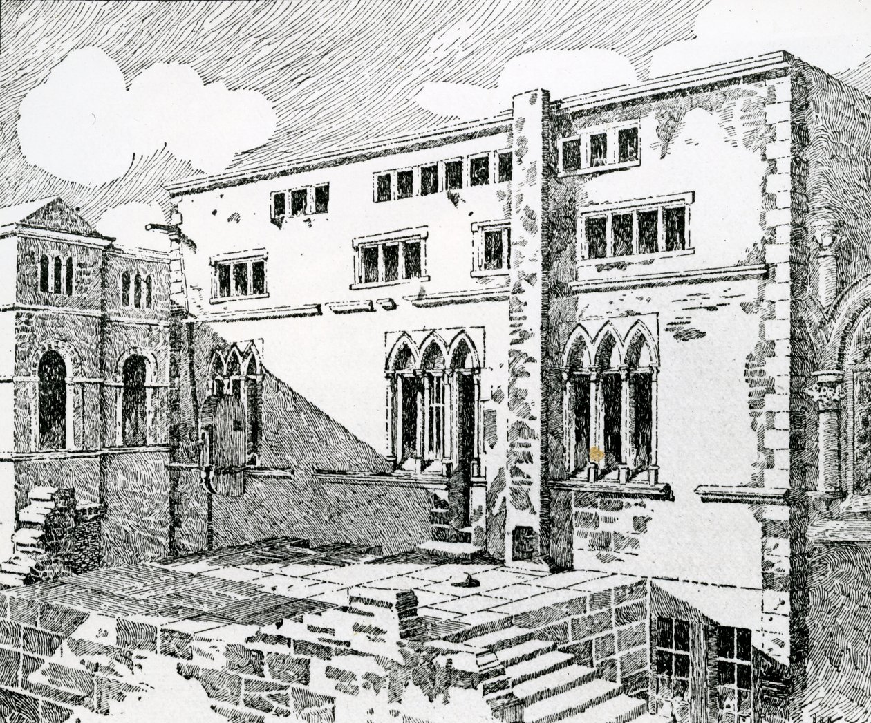 Ősi zsinagóga Metzben alkotó: English School