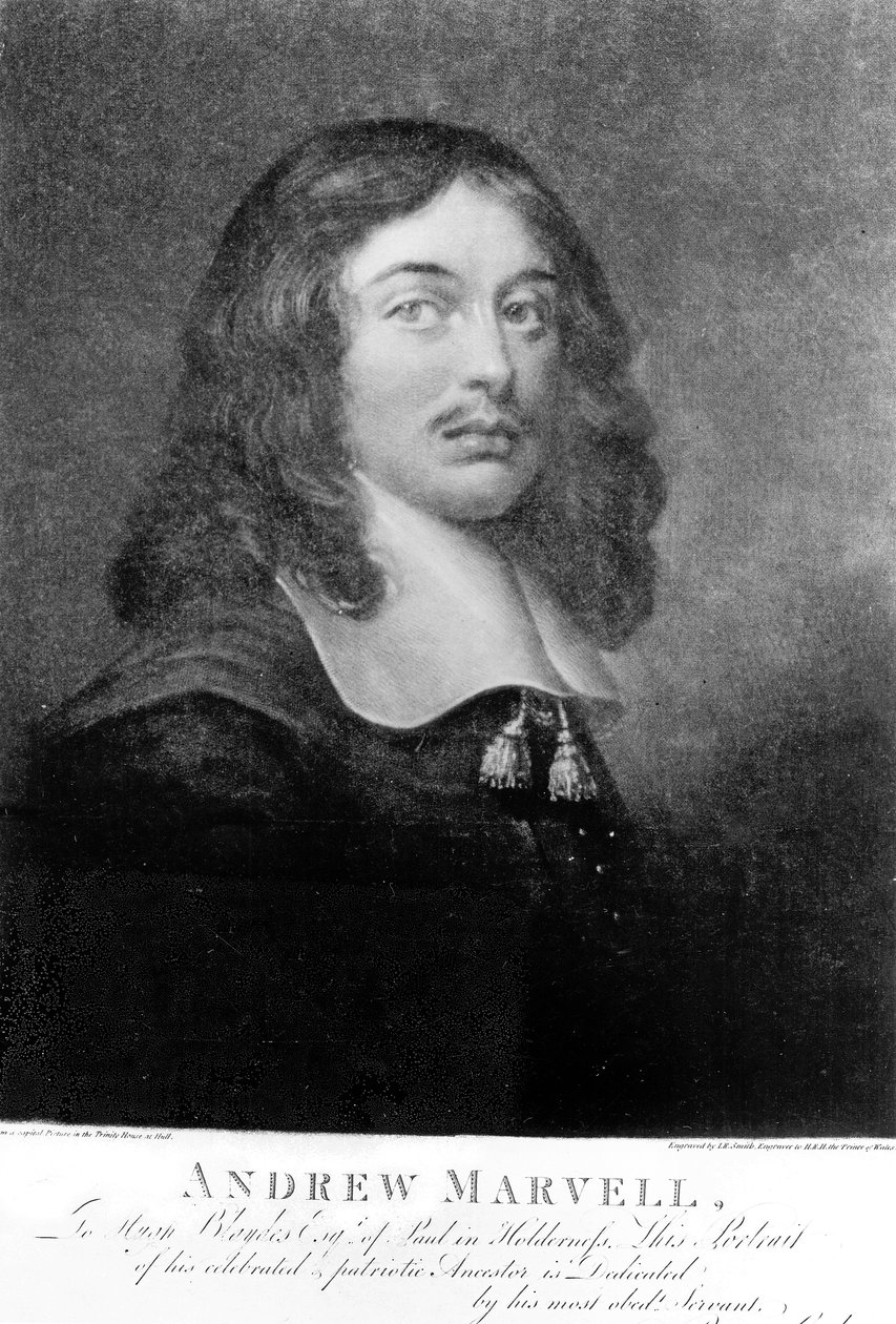 Andrew Marvell (1621-78), metszett: John Raphael Smith (1752-1812) alkotó: English School