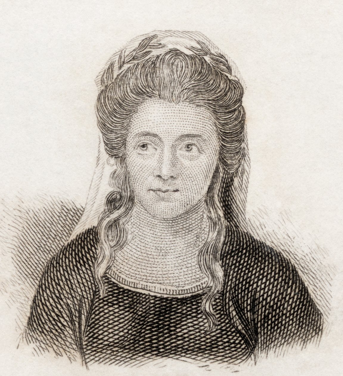 Anna Seward, 1825 alkotó: English School