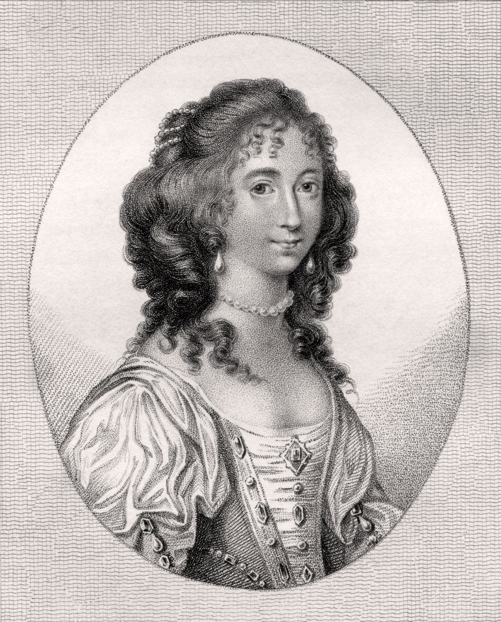 Anne Clifford, illusztráció a „Királyi és nemes szerzők katalógusából, III. kötet”, 1806-ban megjelent alkotó: English School