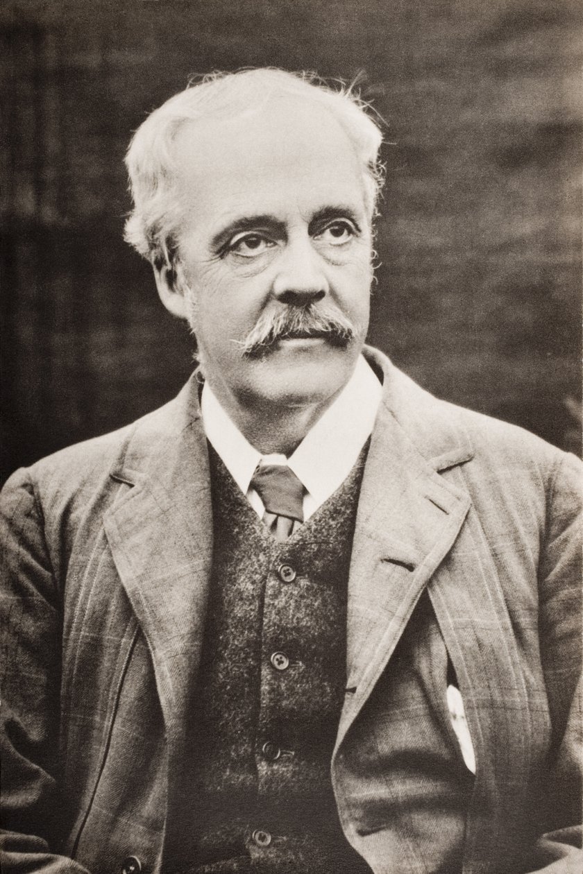 Arthur James Balfour, Balfour 1. grófja, illusztráció Andre Maurois „Edward király és korszakai” című művéből, 1933-ban (nyomtatott) alkotó: English School