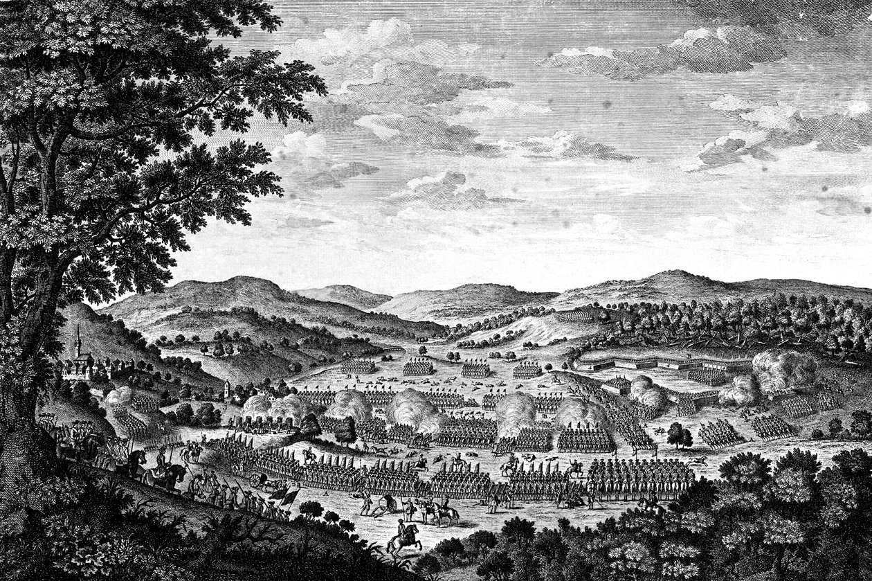 Reichenburgi csata, 1757. április 21 alkotó: English School