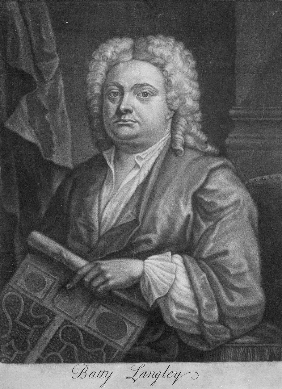 Batty Langley, J. Carwitham nyomat, 1741 (mezzotint) alkotó: English School