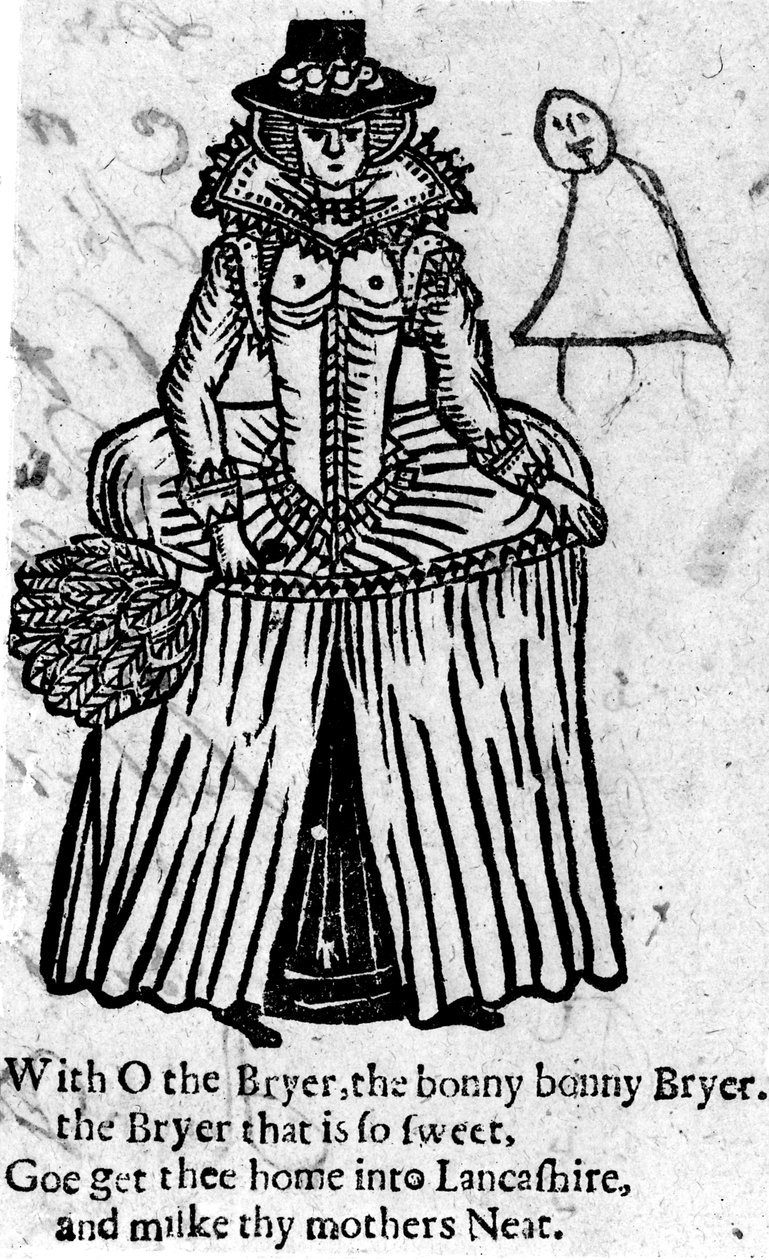 Bonny Bonny Brier, a Roxburghe-balladák könyvéből alkotó: English School