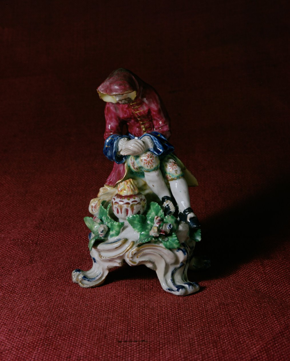 Téli porcelán masnifigura, 1760-63 körül (kerámia) alkotó: English School