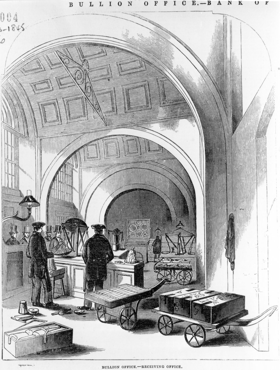 Bullion Office – Fogadó Iroda, Bank of England alkotó: English School