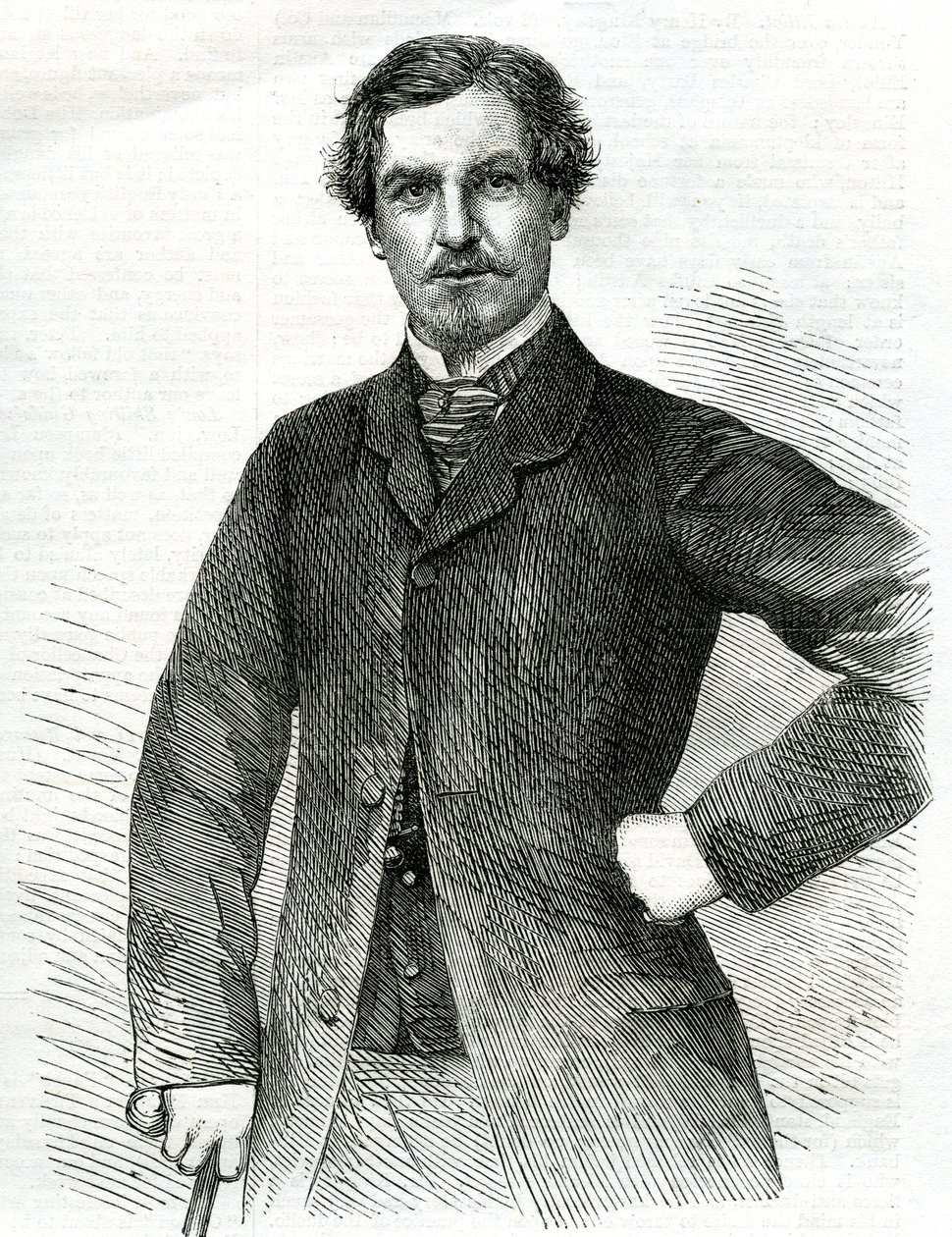 Grant kapitány, megjelent a The Illustrated London News-ban, 1863 alkotó: English School