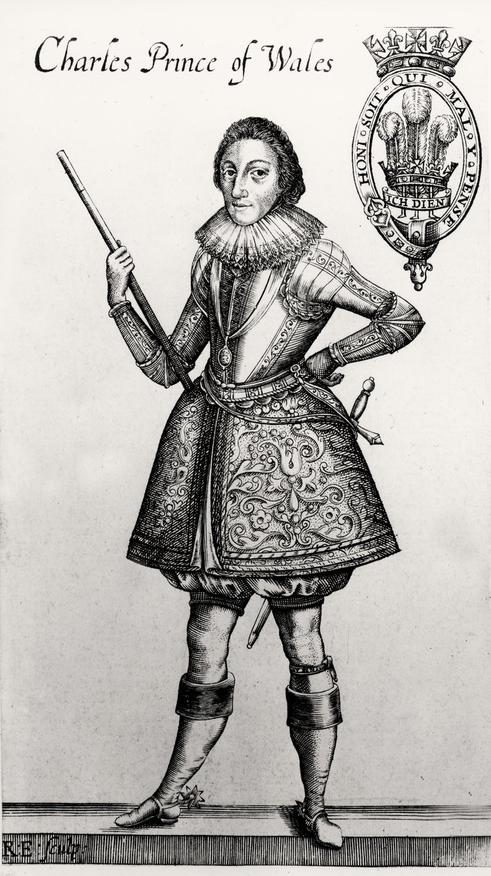 I. Károly walesi hercegként (1600-49) alkotó: English School