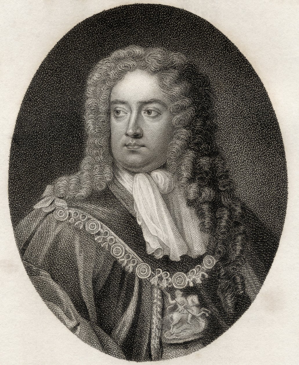 Charles Sackville, illusztráció a „Királyi és nemes szerzők katalógusából, IV. kötet”, 1806-ban megjelent alkotó: English School