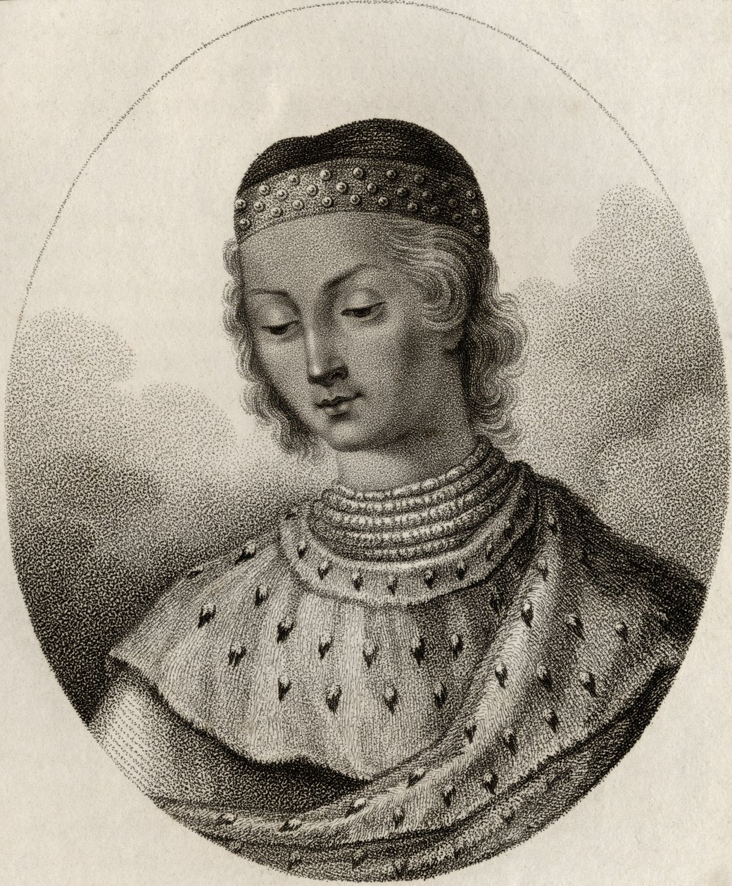 Valois Károly, Orléans hercege, Gerimia metszete a „Királyi és nemesi szerzők katalógusából”, 1806-ban alkotó: English School