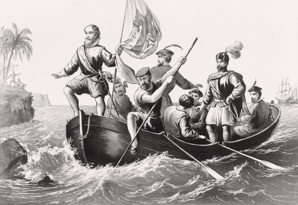 Kolumbusz Kristóf 1492. október 12-én betette a lábát San Salvadorba alkotó: English School