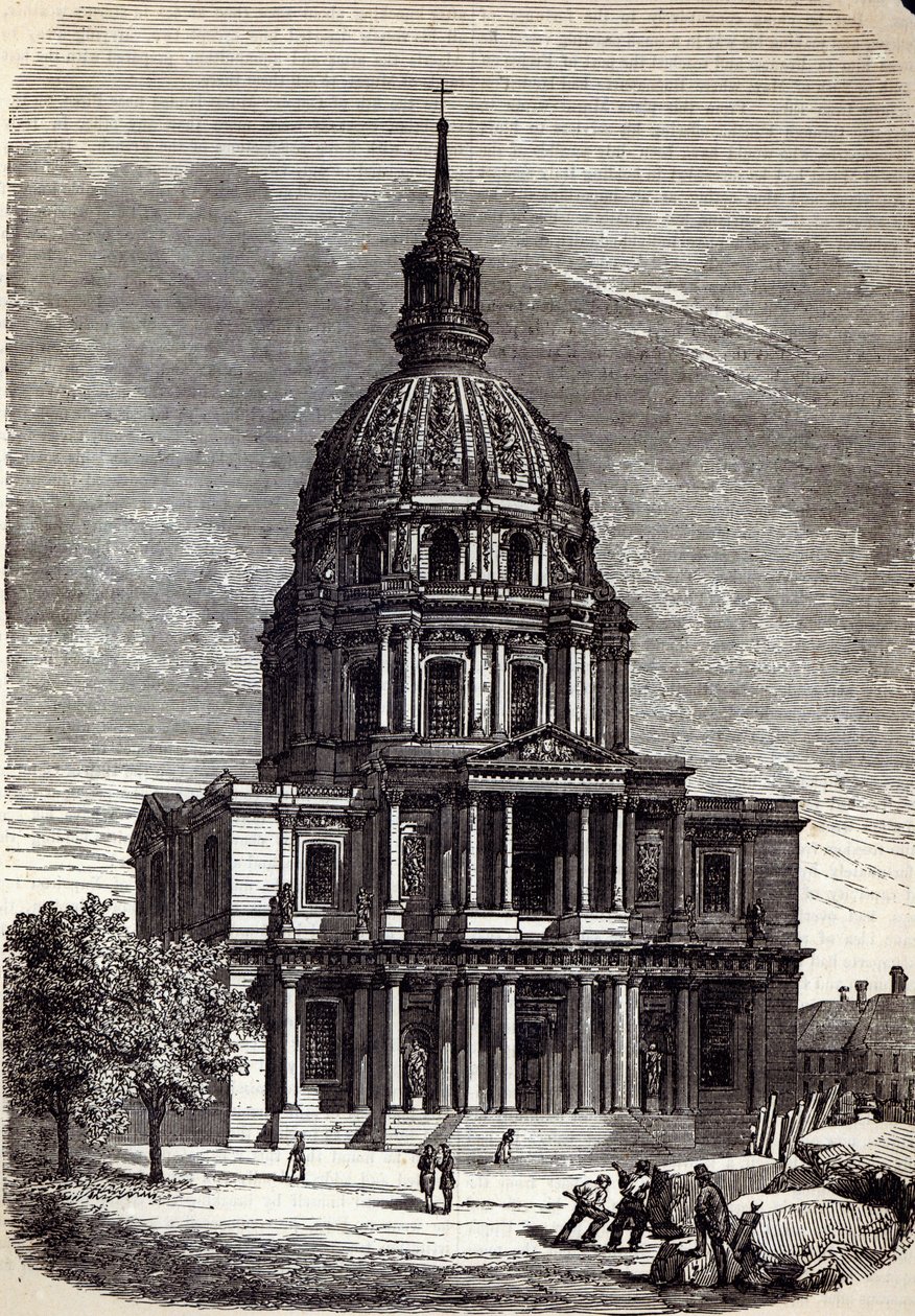 Invalidusok temploma, Napóleon sírjával, Párizsban alkotó: English School