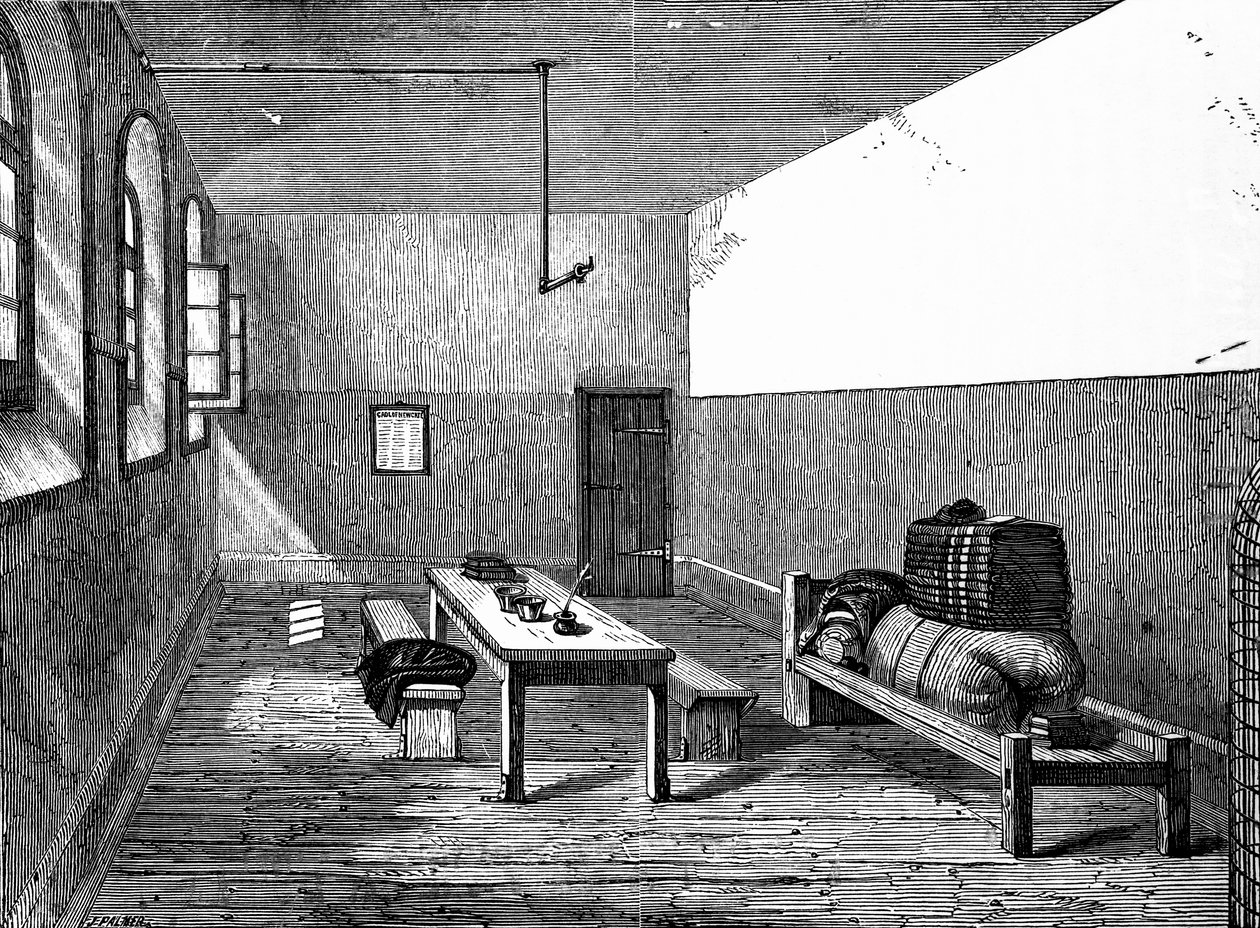 Elítélt cella Newgate alkotó: English School