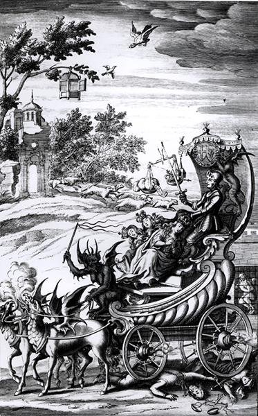 Cromwells Chariot, a polgárháborúról szóló munka elődje alkotó: English School