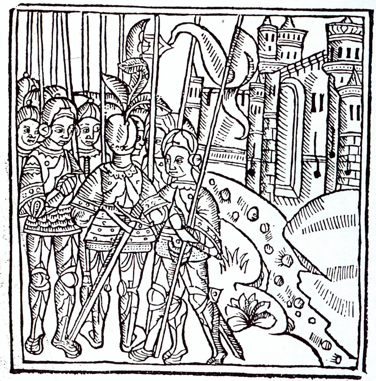 Keresztesek, nyomtatta Wynkyn de Worde (1534) alkotó: English School
