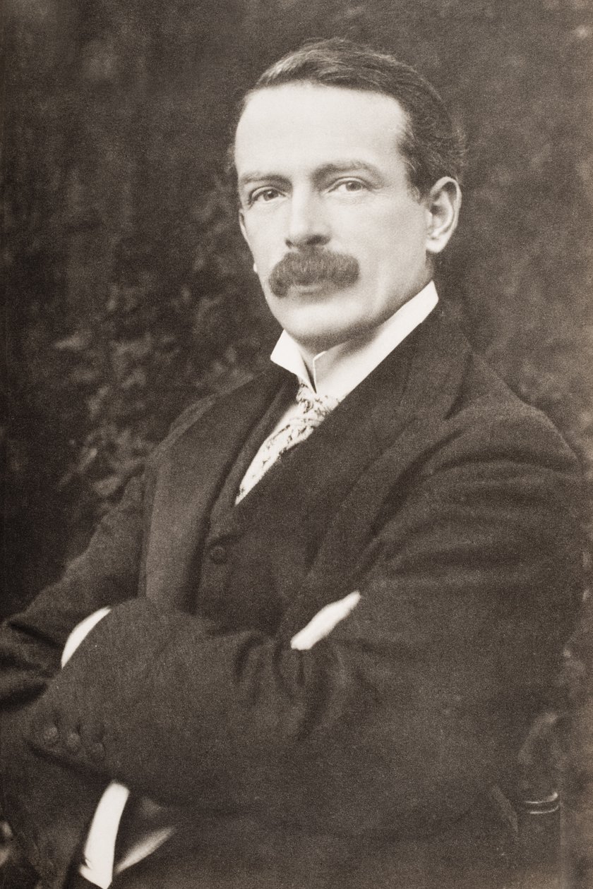 David Lloyd George, 1933-ban megjelent Andre Maurois "Edward király és korszaka" című illusztrációja (nyomtatott) alkotó: English School