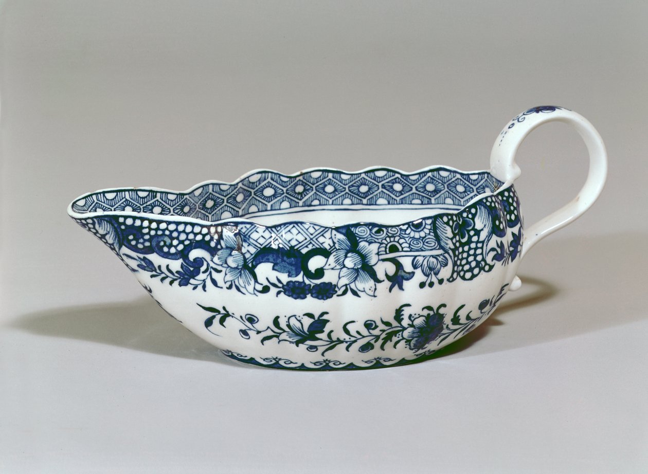 Derby csónak, 1765 körül (porcelán) alkotó: English School