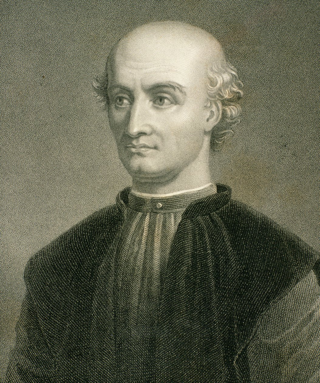 Donato Bramante (1444-1514) az 1833-ban megjelent „Portrék galériájából” alkotó: English School