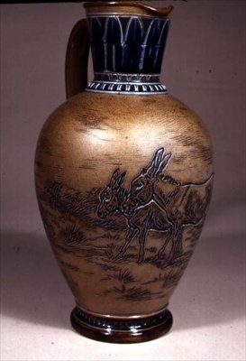 Doulton kancsó (kerámia) alkotó: English School