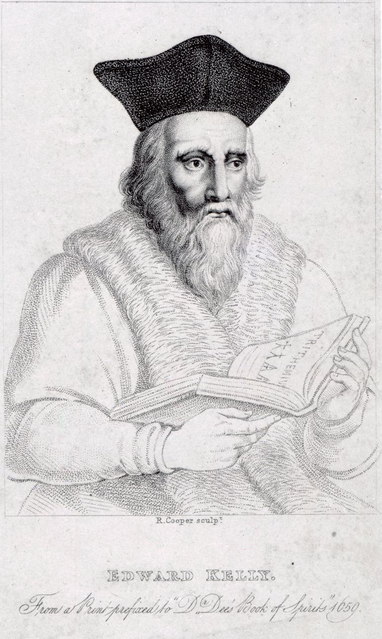 Edward Kelly, Richard Cooper metszet alkotó: English School