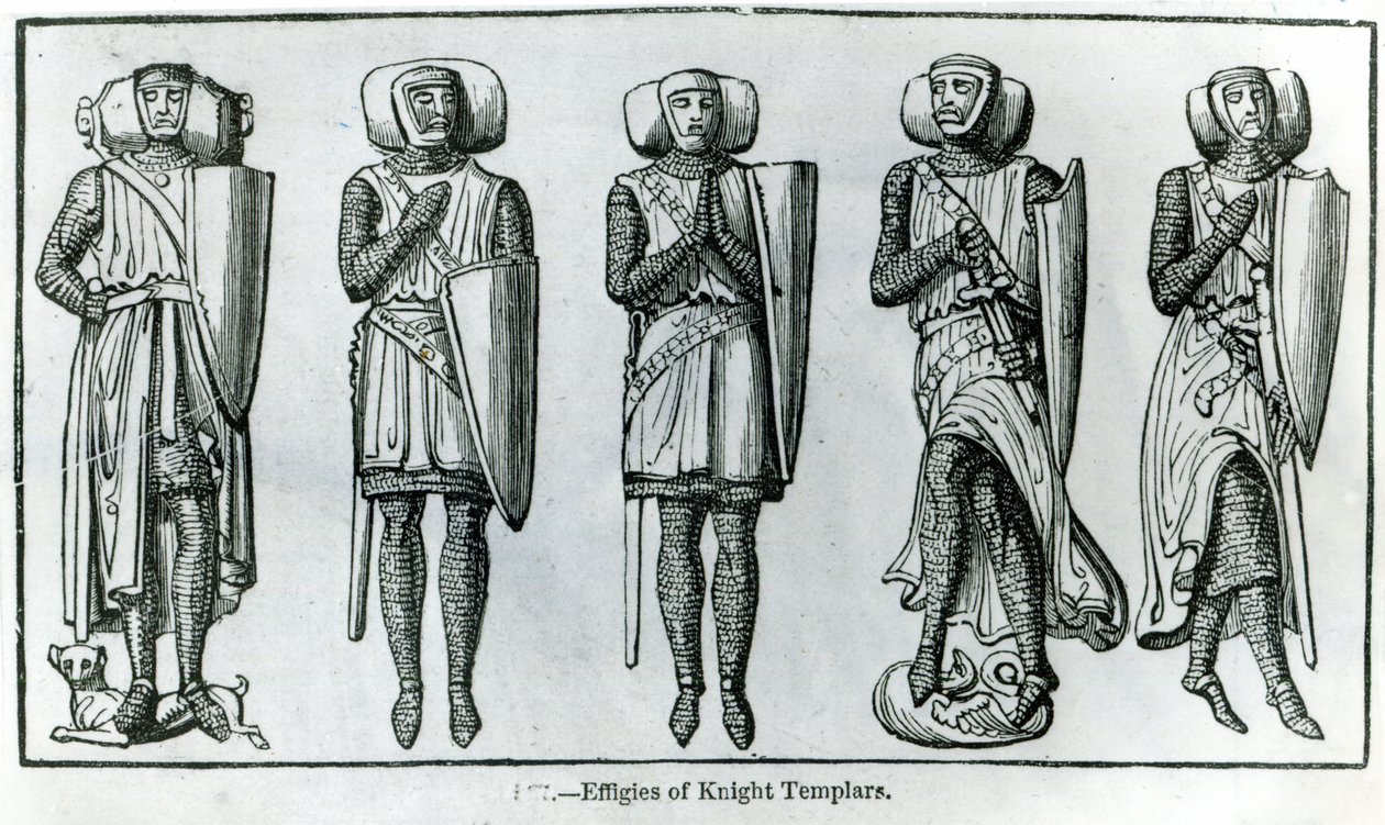 Templomos lovagok képmásai alkotó: English School