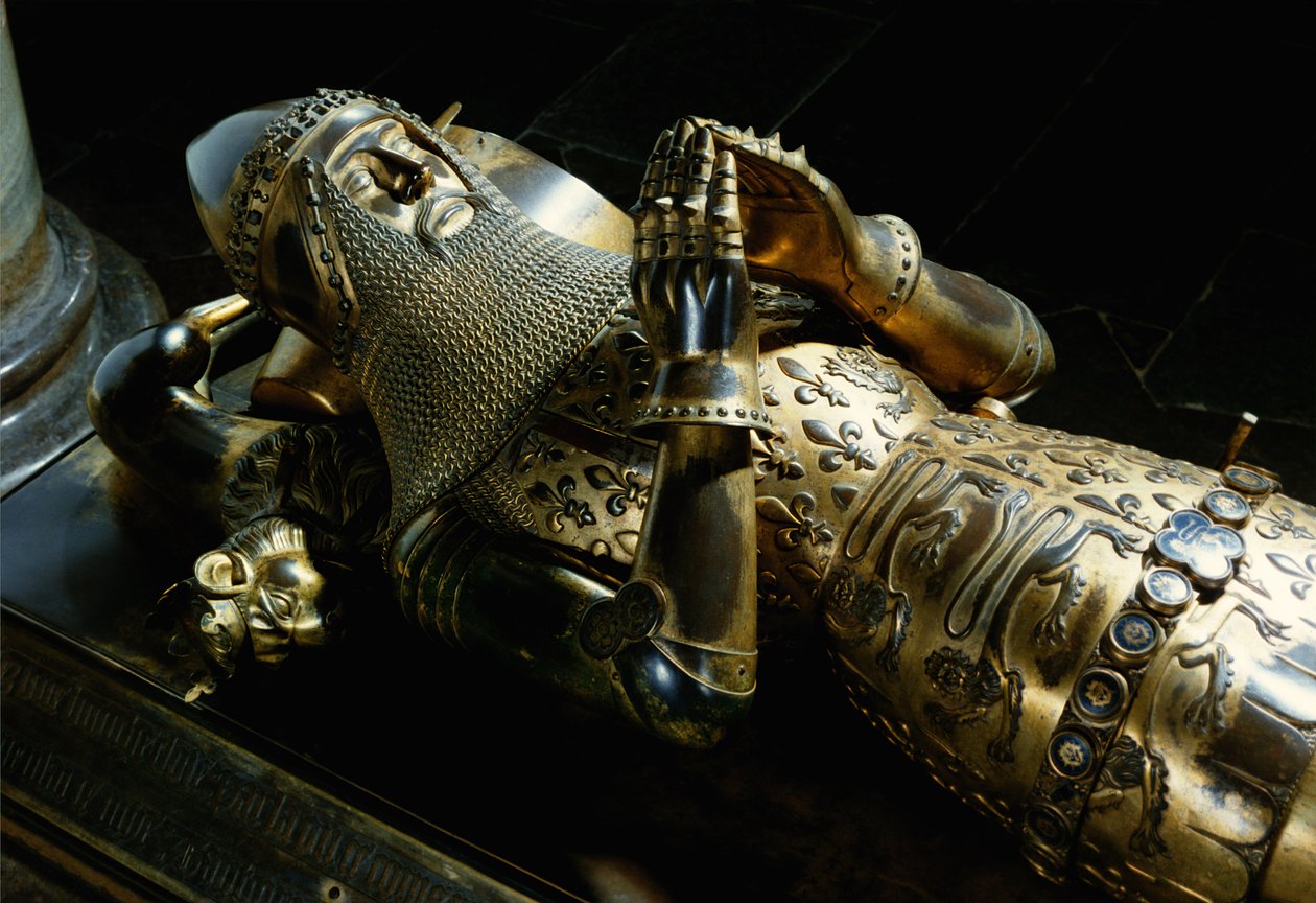 Edward Fekete Herceg képmása, 1376 (aranyozott bronz) (lásd még: 122668) alkotó: English School