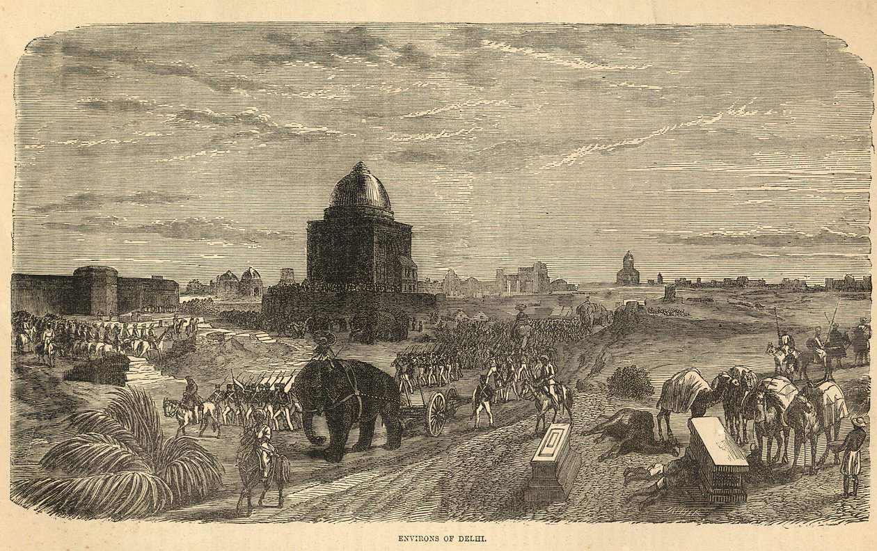 Delhi környéke, 1857 alkotó: English School