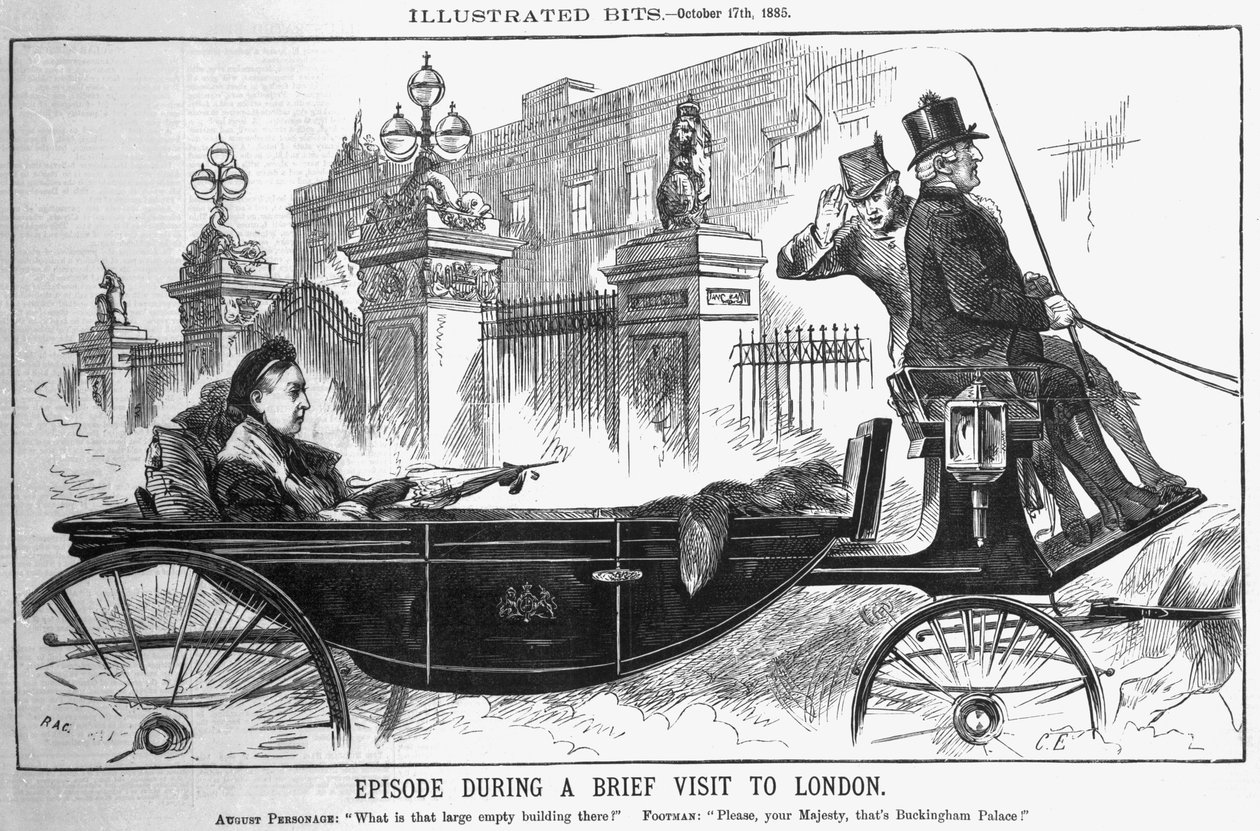 Epizód egy rövid londoni látogatás során, 1885. október 17-én alkotó: English School