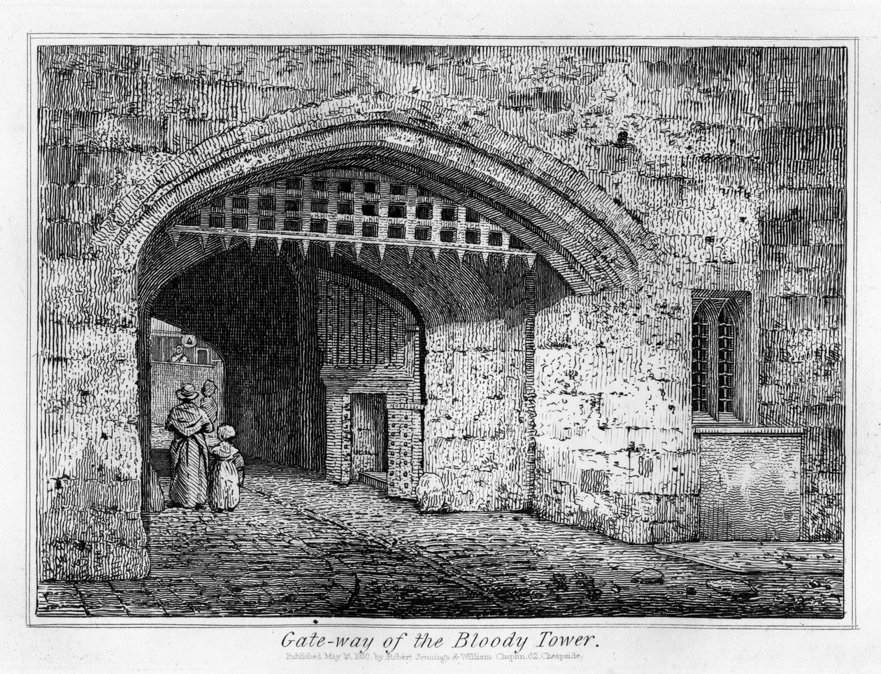A Véres torony kapuja, 1830 alkotó: English School
