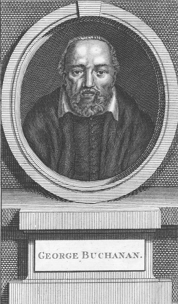 George Buchanan, a Universal Magazine számára metszett alkotó: English School