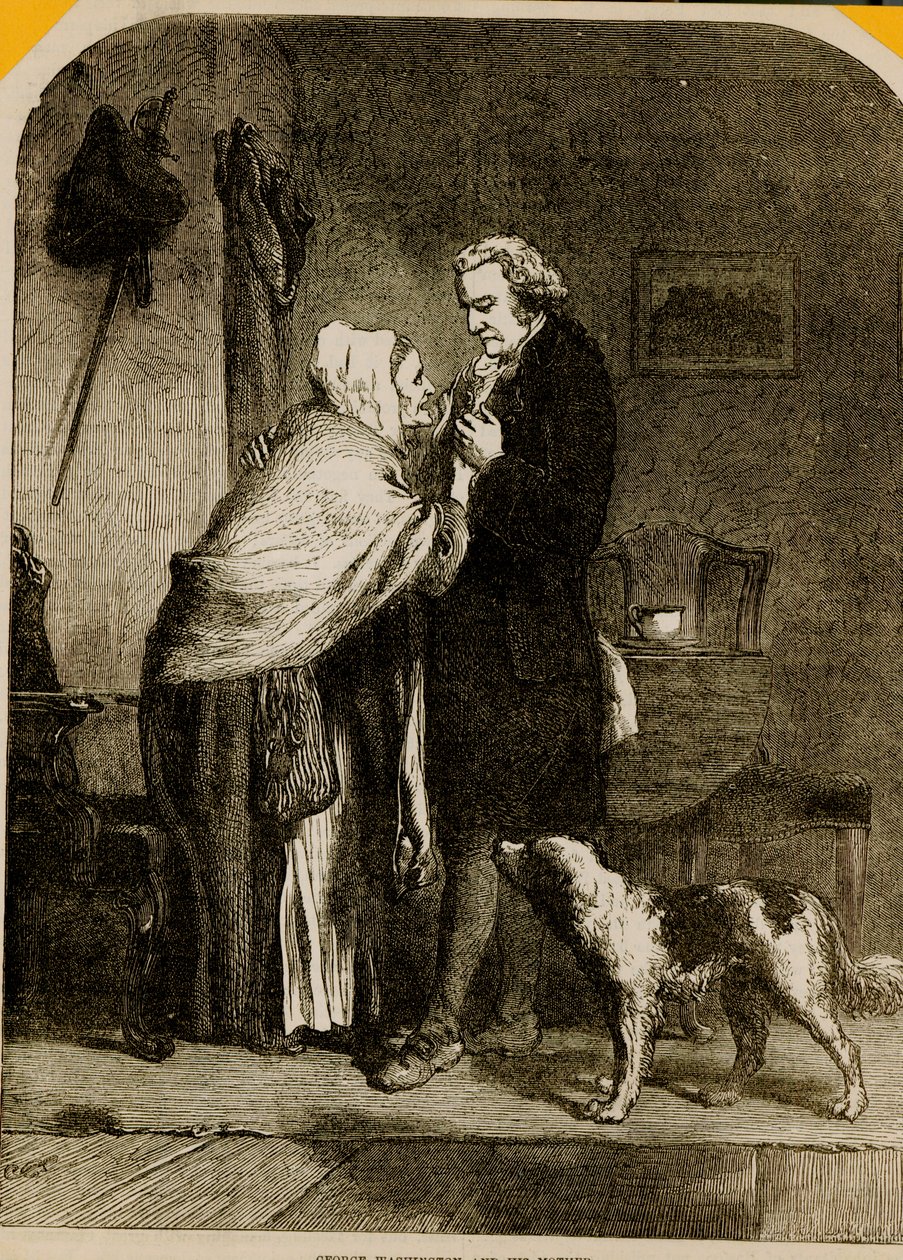 George Washington és az anyja alkotó: English School