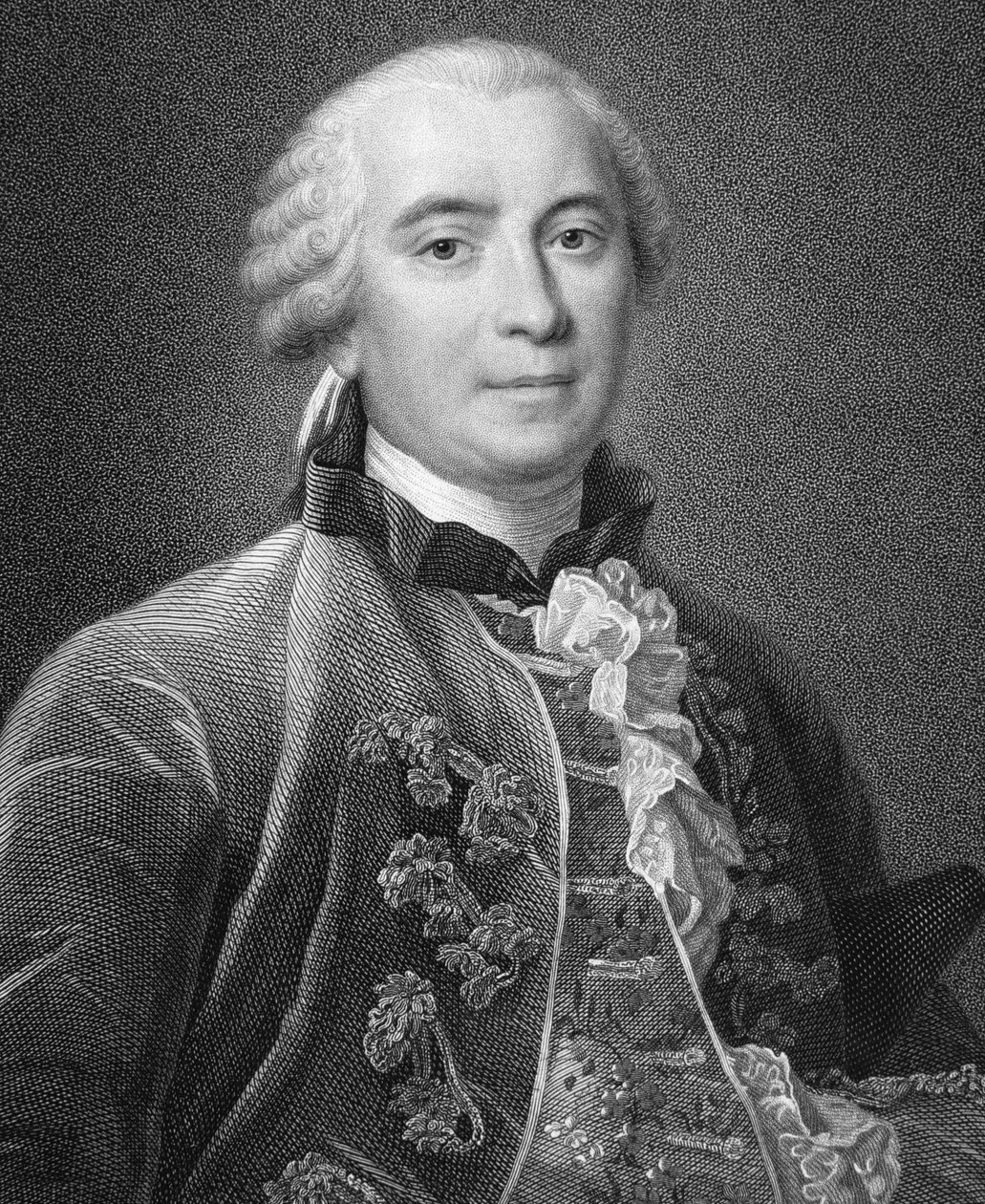 Georges-Louis Leclerc (1707-88) Gróf de Buffon, az 1833-ban megjelent „Arcképgalériából” alkotó: English School