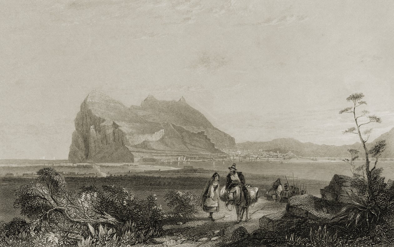 Gibraltár az alsó jelzőtoronyból alkotó: English School