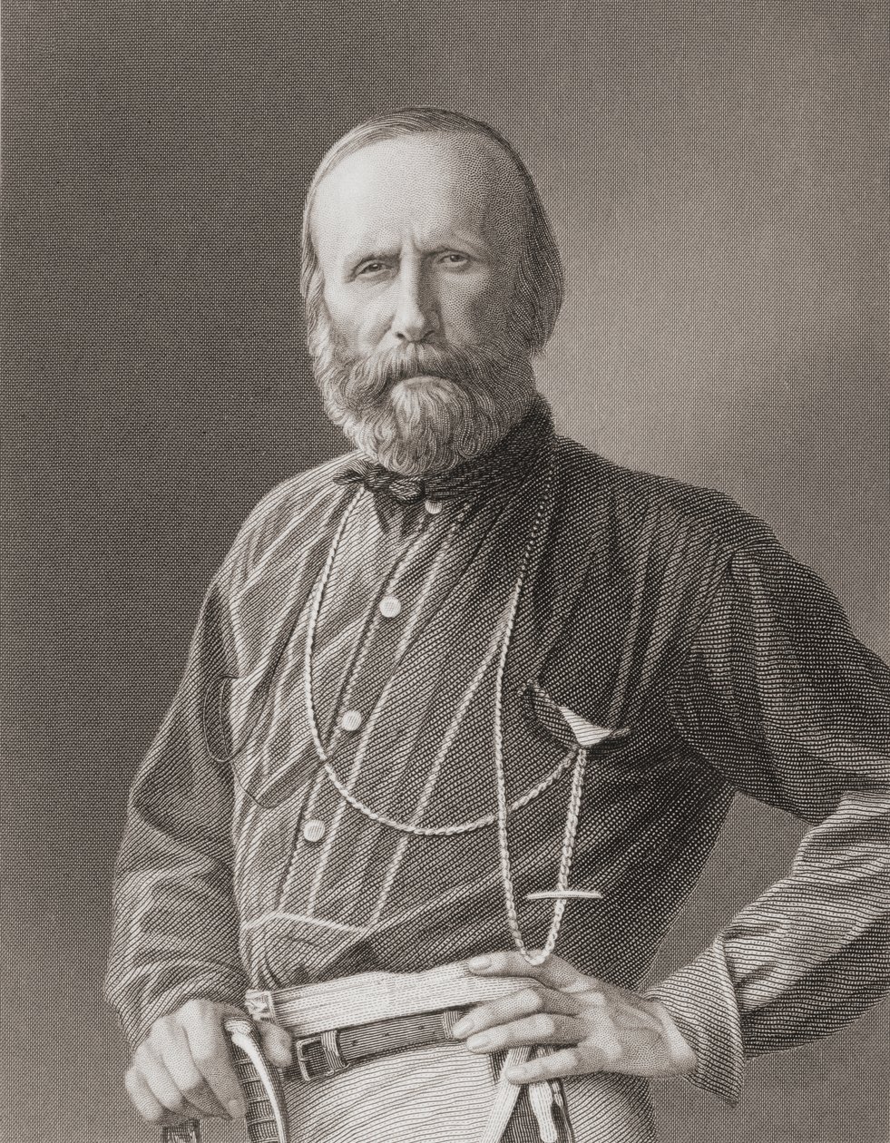 Giuseppe Garibaldi, 1883 alkotó: English School