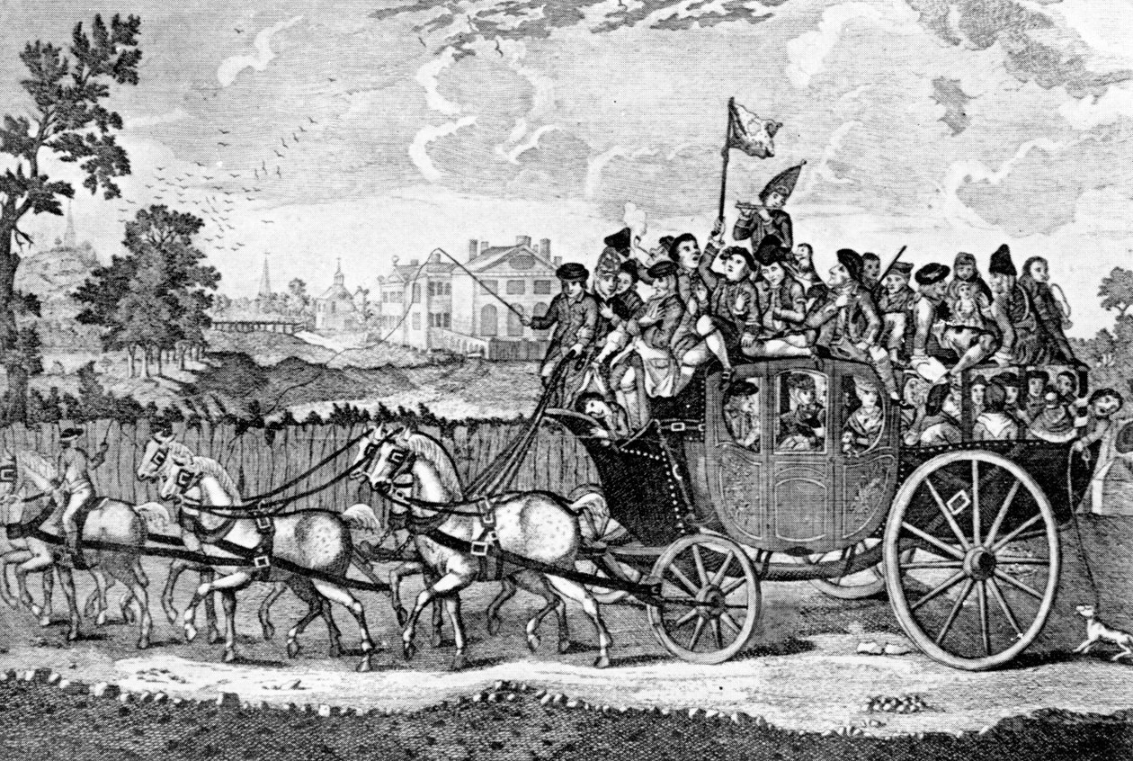 Megy a Bury Fairbe, 1750 alkotó: English School