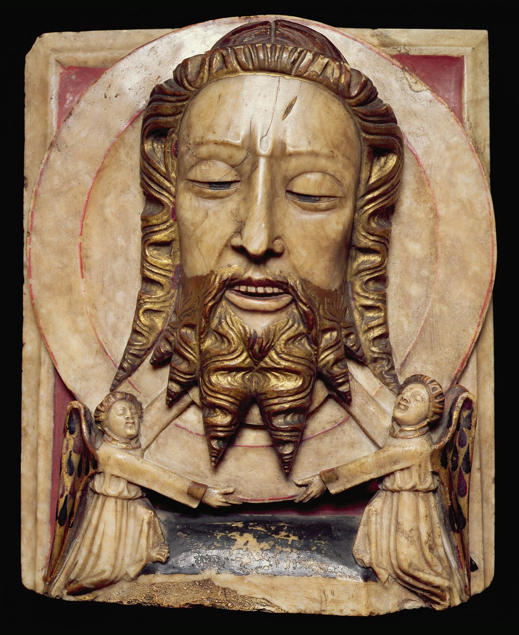 Keresztelő János feje egy tálon, Nottingham, 1450-1500 körül (alabástrom) alkotó: English School