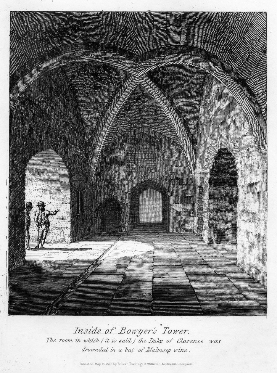 A Bowyer-torony belseje, 1830 alkotó: English School